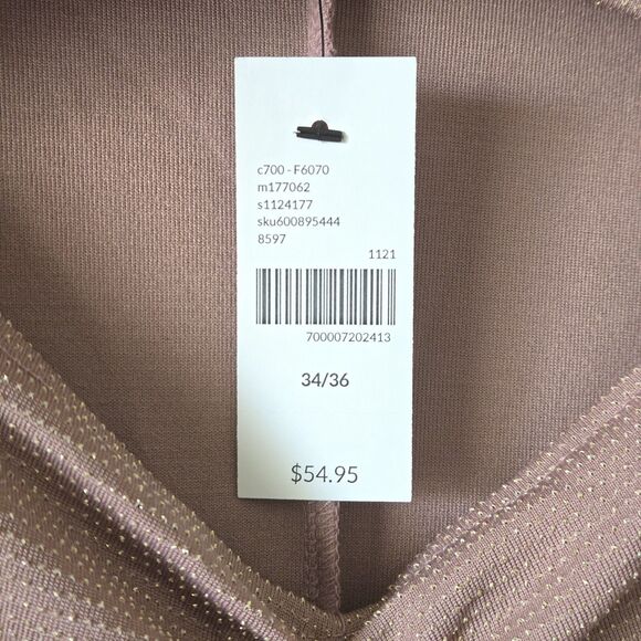 NWT Lane Bryant Cutout-Yoke Sparkle Knit Top • Misty Rose • Plus Sz 5X-6X 34/36 - Picture 5 of 6